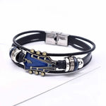 Leather Bracelet Guitar-Inspired Adjustable Fit