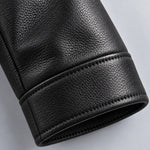Leather Jacket Sherpa-Lined Insulating Warmth Men’s