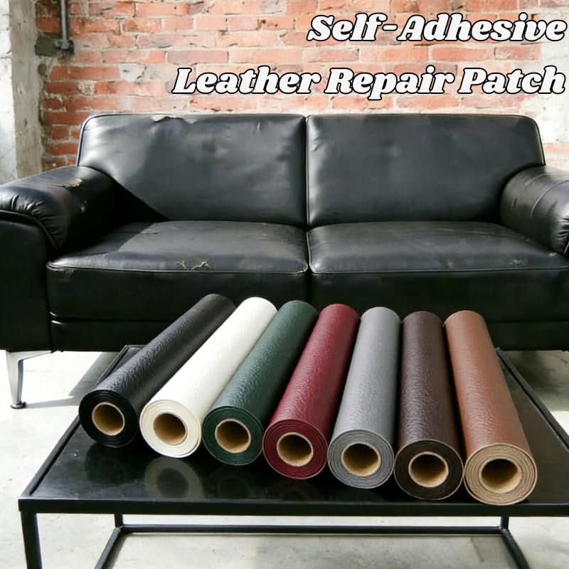 Leather Repair Patch Peel-and-Stick Tear-Resistant Flexible Fit