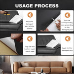 Leather Repair Patch Peel-and-Stick Tear-Resistant Flexible Fit