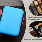 Leather Sewing Kit Waxed Thread Precision Needles Zippered Case