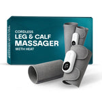 Leg & Calf Massager Cordless Heat Therapy Adjustable Fit