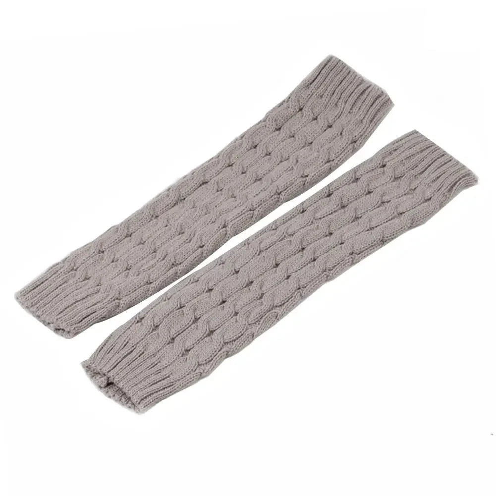 Leg Warmers Ribbed Acrylic Non-Slip Elastic Top