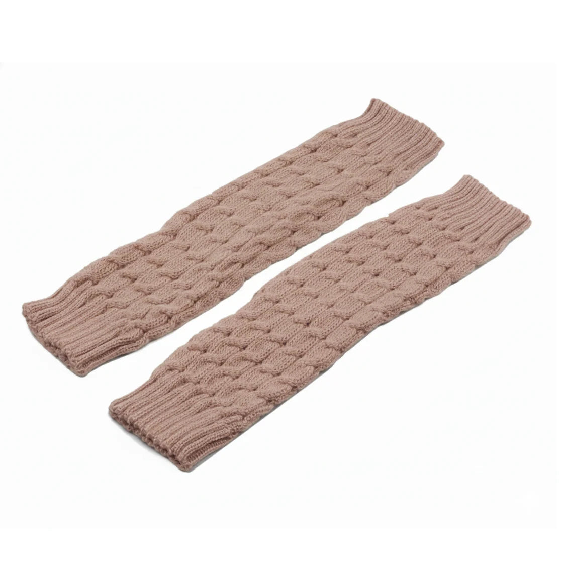 Leg Warmers Ribbed Acrylic Non-Slip Elastic Top