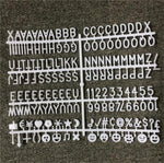 Letter Board Sign Wooden Changeable Message Display