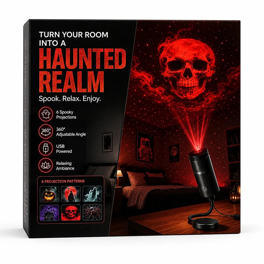 Light Projector USB Powered 4K Ultra-HD Interchangeable Scenes