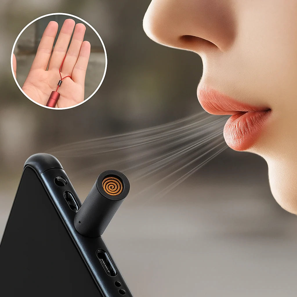 Lighter Windproof Heat Coil Phone-Powered USB-C
