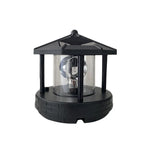 Lighthouse Garden Light Solar-Powered Rotating Beacon