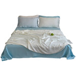 Linen Bedding Set Breathable & Moisture-Wicking Deep-Pocket 14 Inch