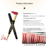 Lip Liner & Lipstick Double-Ended Waterproof Long-Lasting Color