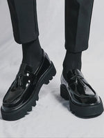 Loafers High-Shine Tassel Chunky Lug Sole