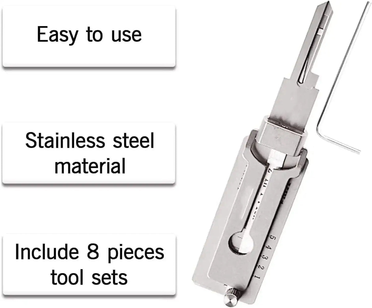 Locksmith Tool Kit Precision Stainless Steel Portable