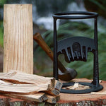 Log Splitter All-Steel Freestanding Base Manual Operation