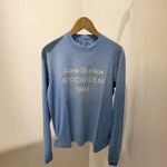 Long Sleeve Shirt Cotton Jersey Distressed Front Print