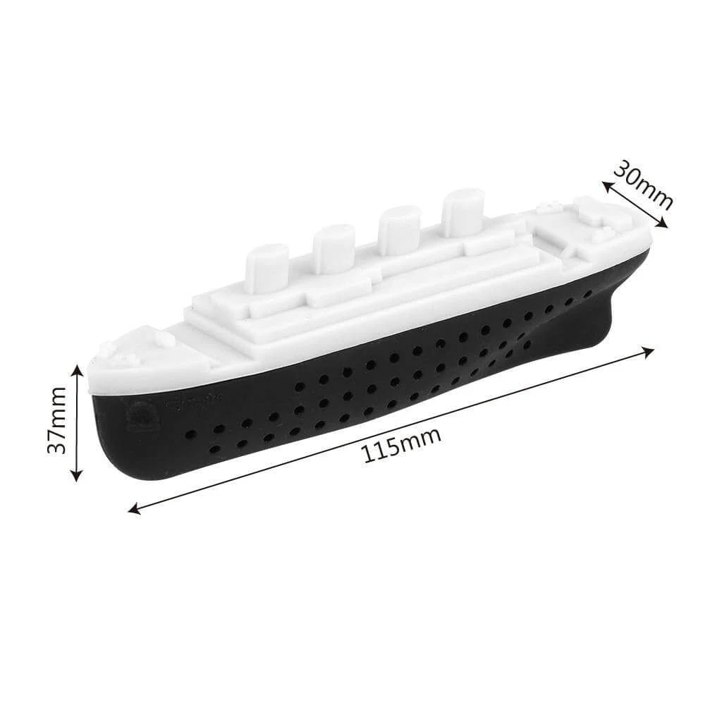 Loose-Leaf Tea Infuser Boat-Shaped Food-Grade Silicone