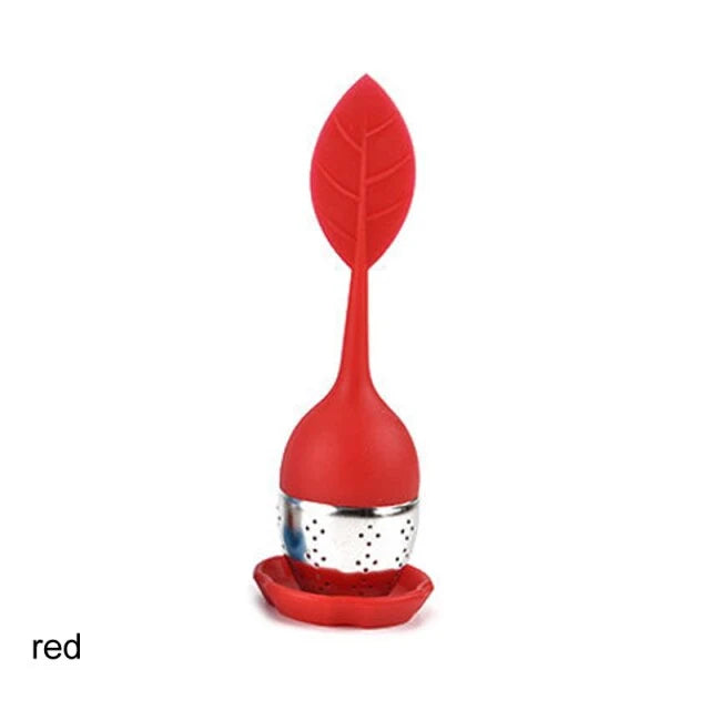 Loose Leaf Tea Infuser Food-Grade Silicone & Stainless Steel