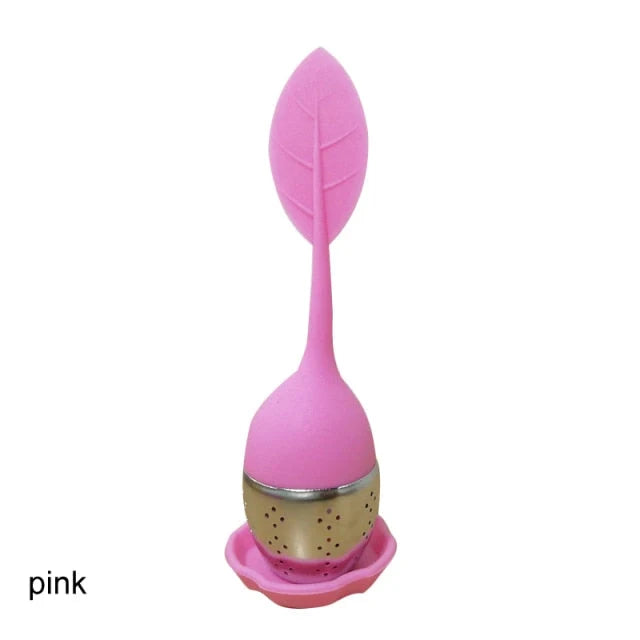 Loose Leaf Tea Infuser Food-Grade Silicone & Stainless Steel