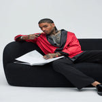 Lounge Robe Costume Set With Belt & Pipe Prop