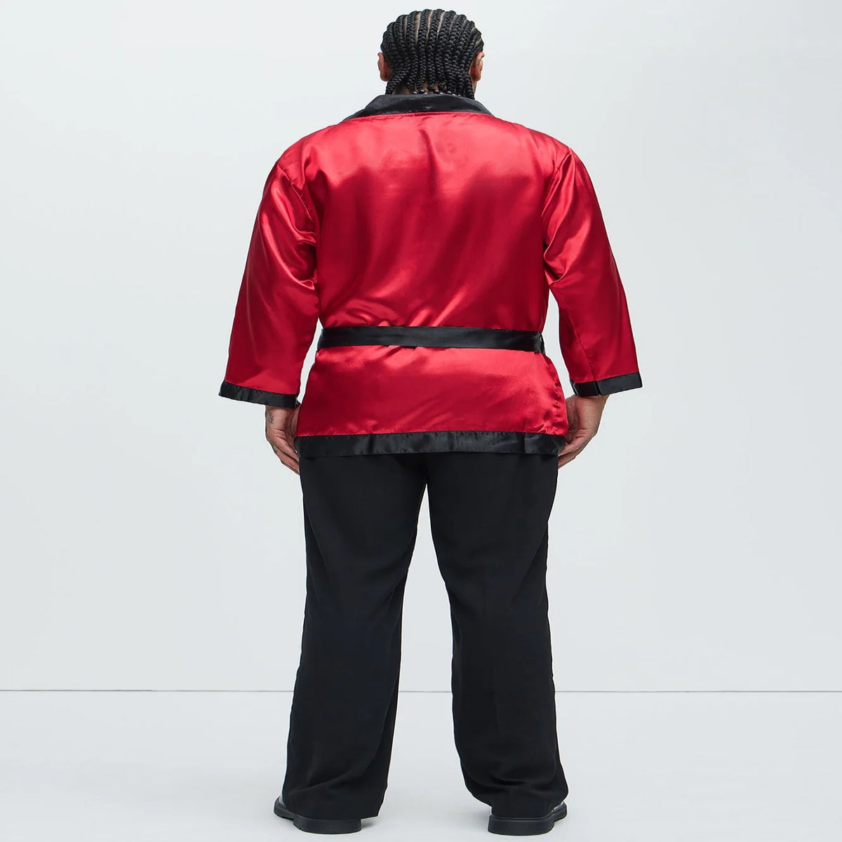 Lounge Robe Costume Set With Belt & Pipe Prop