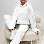 Loungewear Set Teddy Fabric Warm Loose Fit