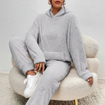 Loungewear Set Teddy Fabric Warm Loose Fit