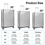 Luggage Cover Clear PVC Waterproof Scratch Protection