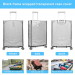 Luggage Cover Clear PVC Waterproof Scratch Protection