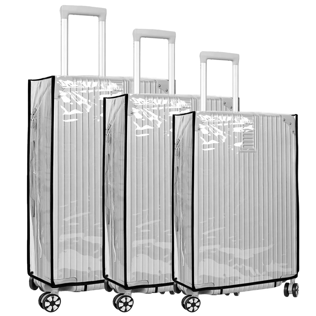 Luggage Cover Clear PVC Waterproof Scratch Protection