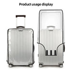 Luggage Cover Clear PVC Waterproof Scratch Protection