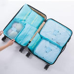 Luggage Organizer Set Waterproof 6-Piece Travel Pouches