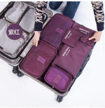 Luggage Organizer Set Waterproof 6-Piece Travel Pouches
