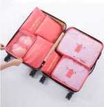 Luggage Organizer Set Waterproof 6-Piece Travel Pouches