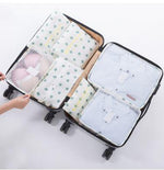 Luggage Organizer Set Waterproof 6-Piece Travel Pouches