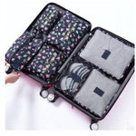 Luggage Organizer Set Waterproof 6-Piece Travel Pouches
