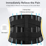 Lumbar Back Brace Targeted Support Adjustable & Breathable