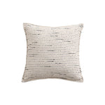 Lumbar Pillow Linen-Like Texture Structured Support Removable Zipper Cover