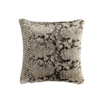 Lumbar Pillow Plush Faux Fur Wavy Quilted 30x50 cm