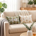 Lumbar Pillow Raised Chenille Removable Cover & Concealed Zipper