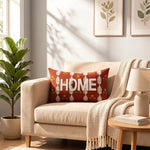 Lumbar Pillow Raised Chenille Removable Cover & Concealed Zipper