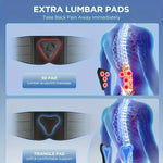 Lumbar Support Belt Adjustable 3D Massage Breathable Mesh