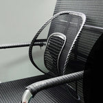 Lumbar Support Cushion Ergonomic Breathable Mesh Massage Nodes