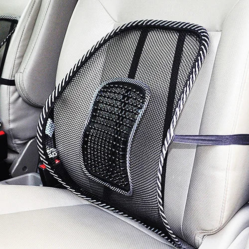 Lumbar Support Cushion Ergonomic Breathable Mesh Massage Nodes