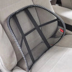 Lumbar Support Cushion Ergonomic Breathable Mesh Massage Nodes