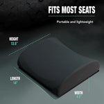Lumbar Support Pillow Ergonomic Contoured Memory Foam Universal Fit