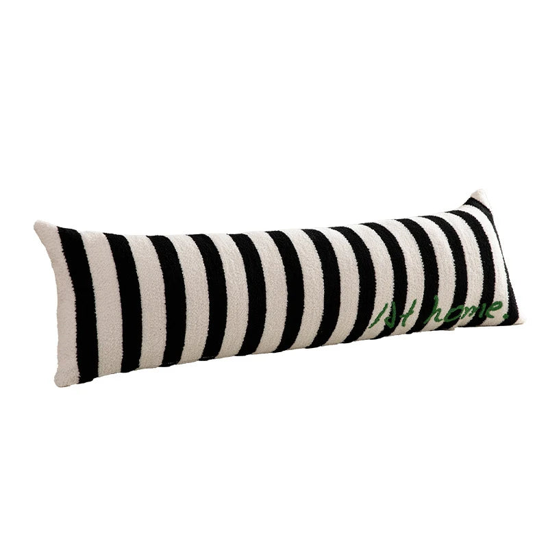 Lumbar Support Pillow Ergonomic Polyester Filling Washable Chenille Cover