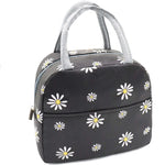 Lunch Bag Insulated Spacious Compartments Floral Pattern