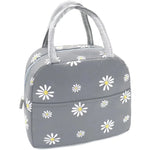Lunch Bag Insulated Spacious Compartments Floral Pattern