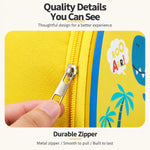 Lunch Bag Three-Layer Insulated Inner Mesh Pocket Wipe-Clean Lining