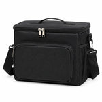 Lunch Cooler Bag Insulated Wipe-Clean Lining Removable Shoulder Strap
