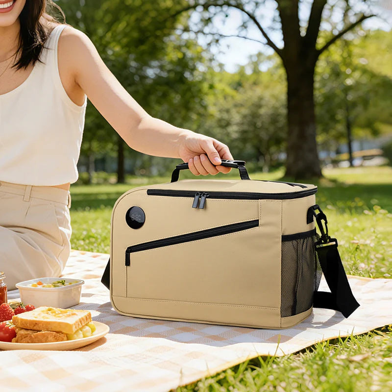 Lunch Cooler Insulated With Digital Temperature Display